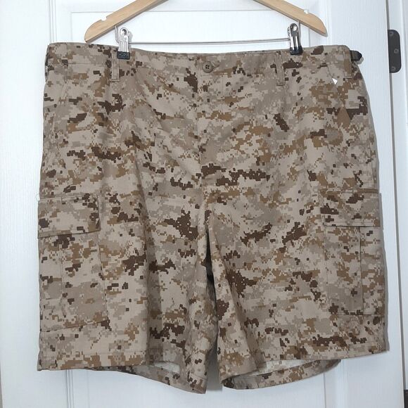 Tru-Spec Shorts Mens 2X Brown Camo Cargo Tactical Military - Picture 1 of 11
